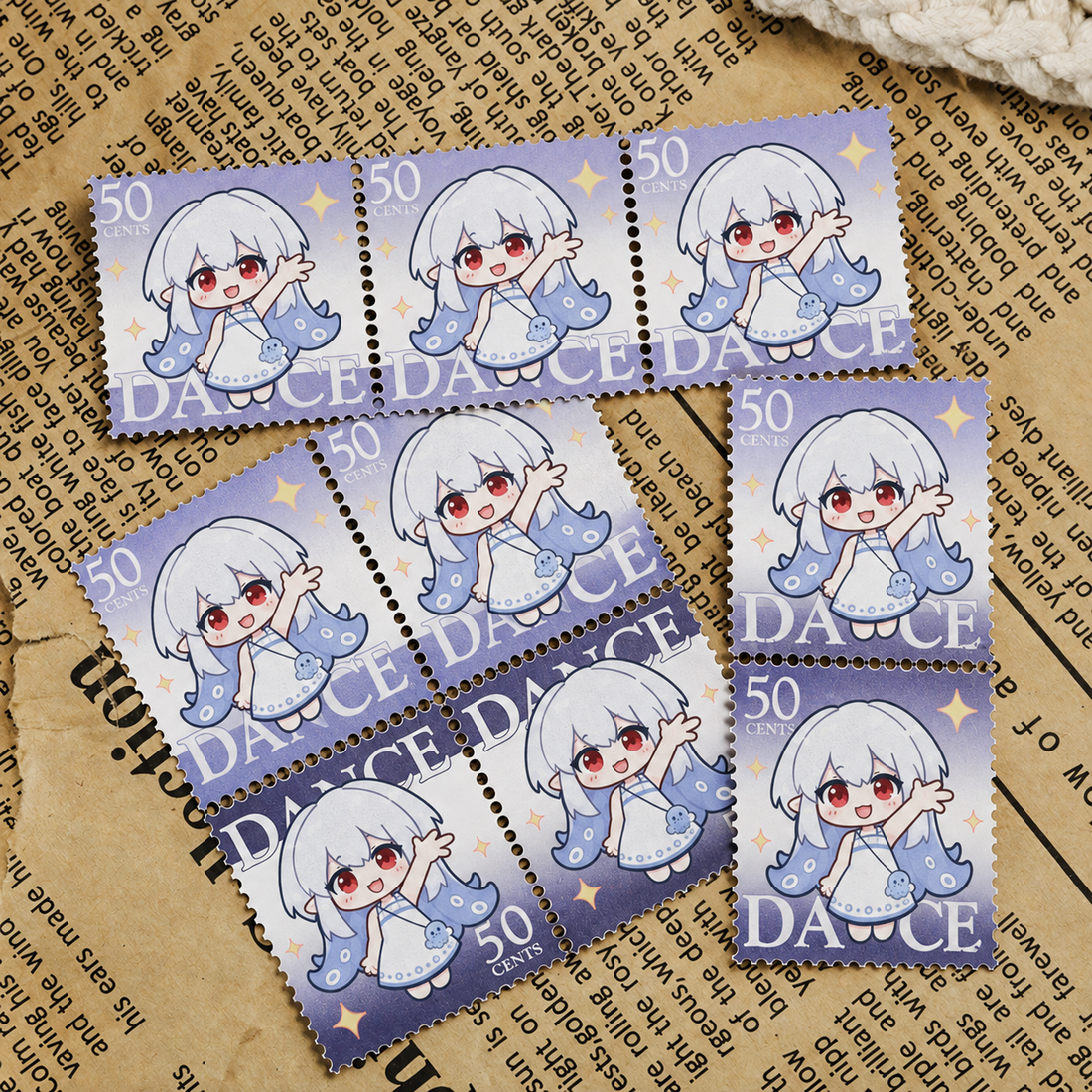 Multi-panel Stamp Card