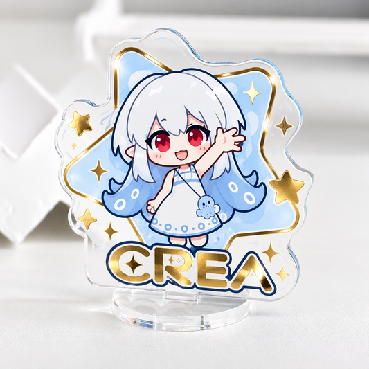 Embossed Foil Acrylic Standee