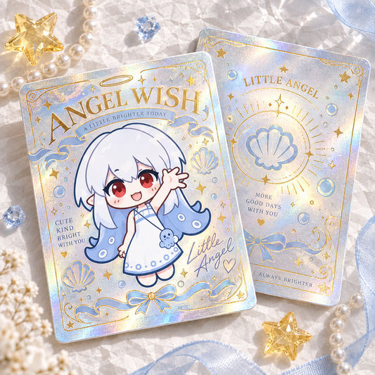 White Ceramic Tarot Card
