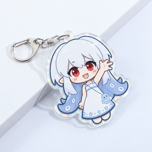 Glass Break Acrylic Keychain