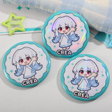 オリジナル印刷丸型ブリキ缶バッジピン（各種サイズ対応）
