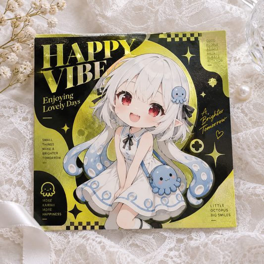 Laser Ice Square Card