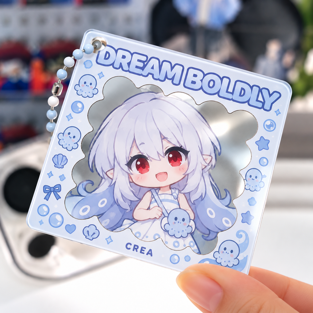 Clear Acrylic Charm