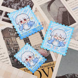 Custom Full-Print Stamp Die-Cut Sticker