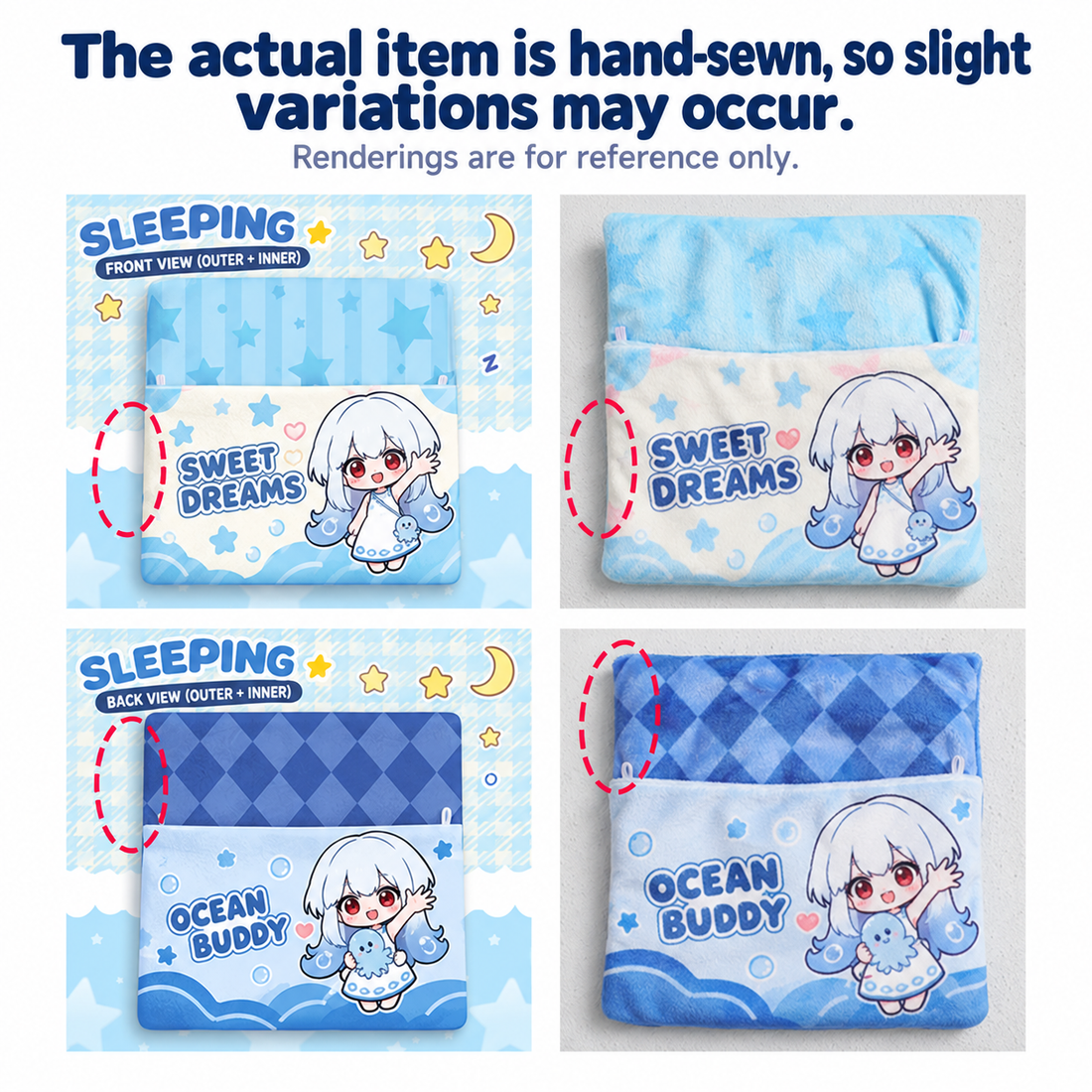 Custom Doll Sleeping Bag