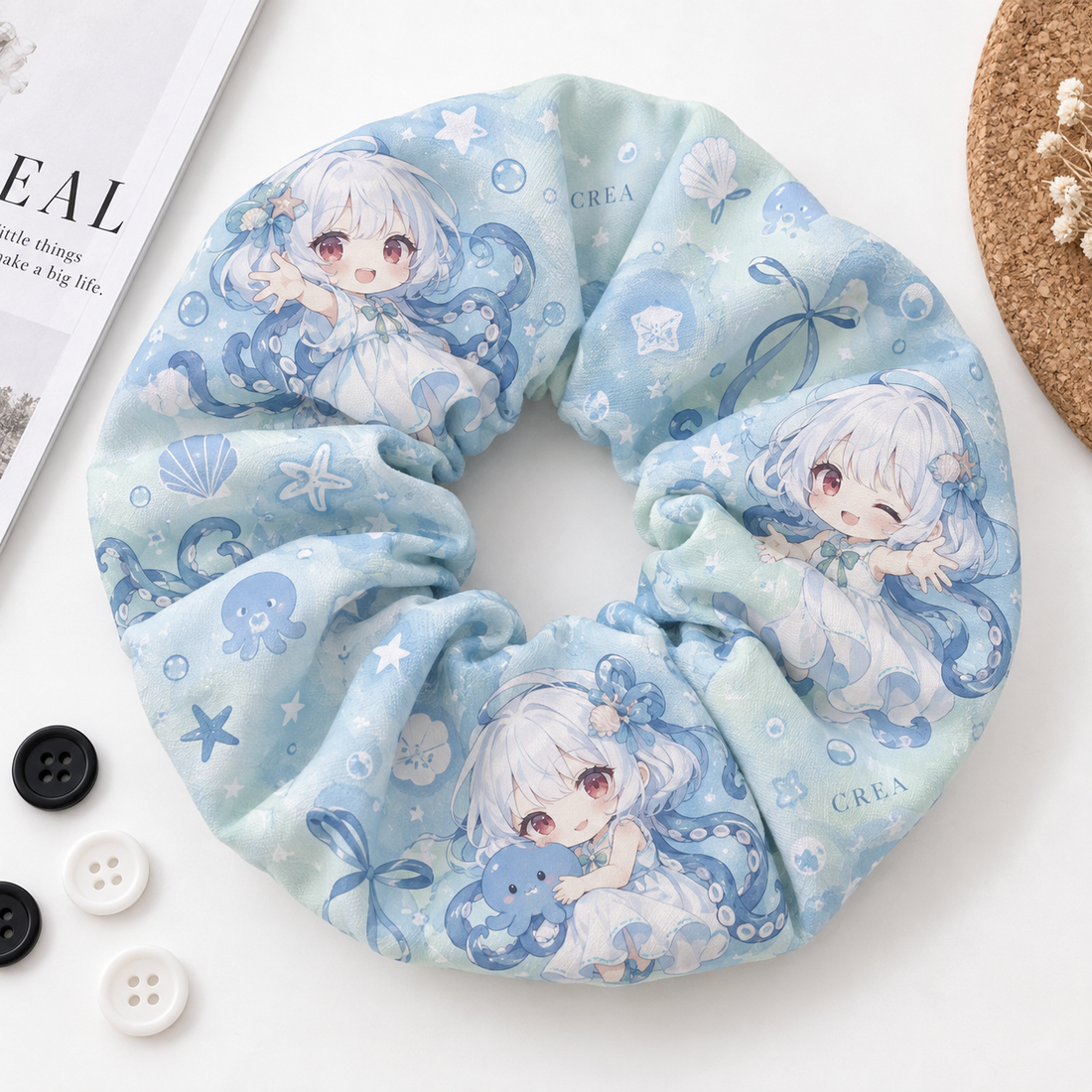 Custom Printed Scrunchie