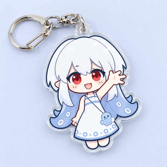 Acrylic Calculator Keychain