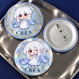 Custom Round Raised Foil & Cold Foil Button Pins