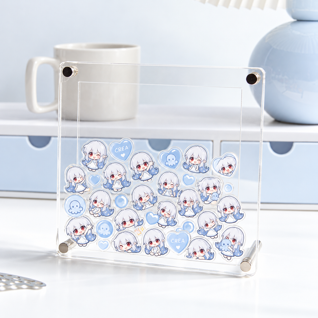 Acrylic Wobble Photo Frame Stand