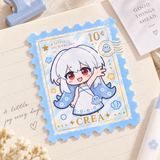 Custom Embossed Foil Stamp-Shape Sticker