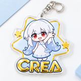 Embossed Foil Acrylic Keychain