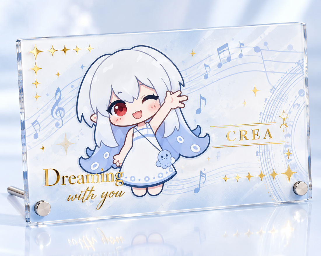 Embossed Foil Acrylic Art Stand