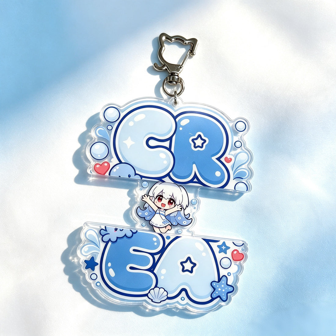 Custom Glow In The Dark Acrylic Keychains