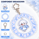 Wreath Wobble Acrylic Keychain