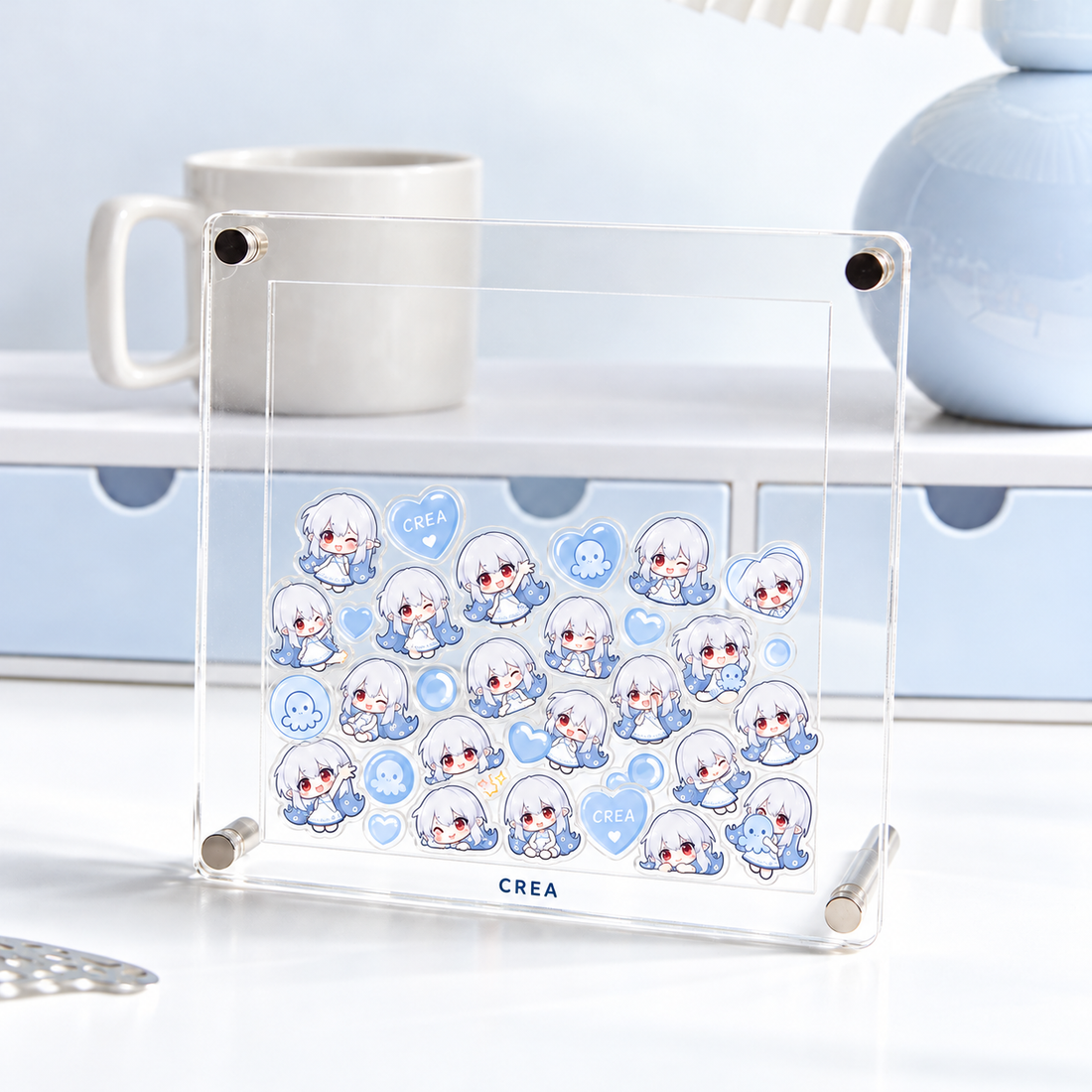 Acrylic Wobble Photo Frame Stand