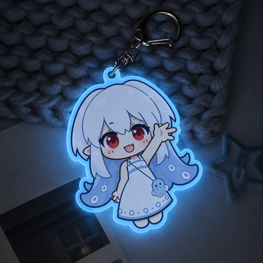 Glow in the Dark Acrylic Keychain
