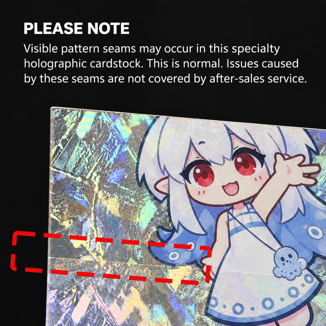 Holo Ice Flash Card