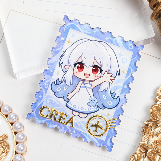 Embossed Foil Acrylic Stamp