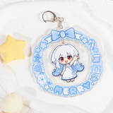 Wreath Wobble Acrylic Keychain