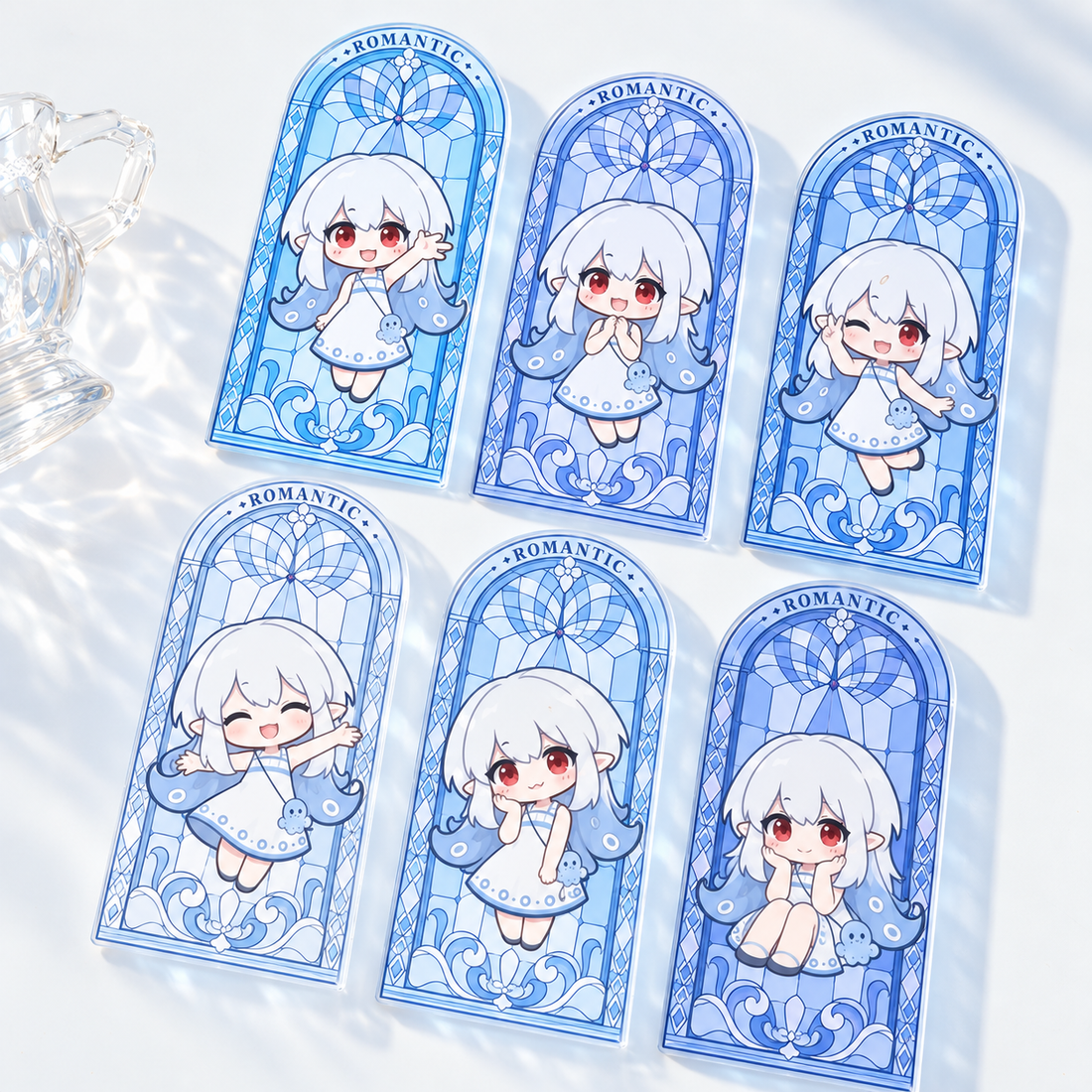 Custom PVC Cathedral Window Card