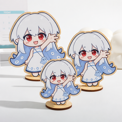 Wood Single Standee (Non-Printable Base)