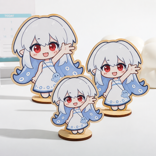 Wood Single Standee (Non-Printable Base)
