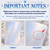 White Ceramic Flash Card