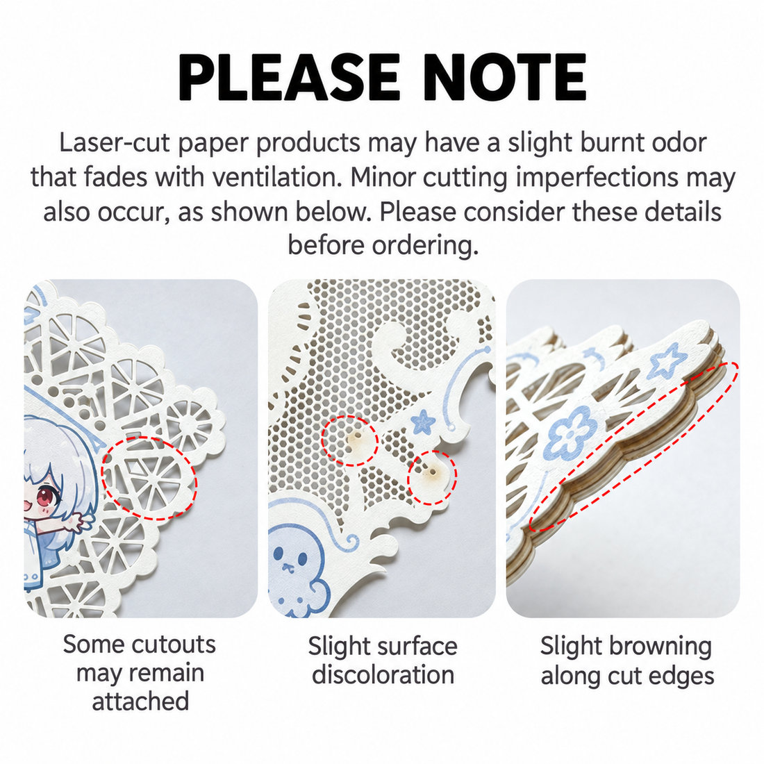 Lace Border Small Card