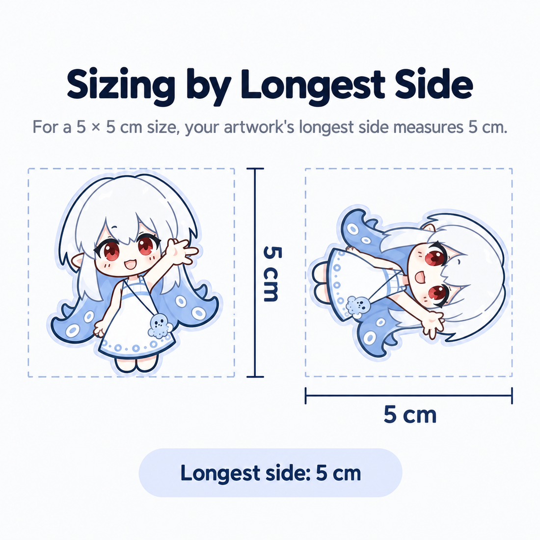 Color Edge Acrylic Keychain
