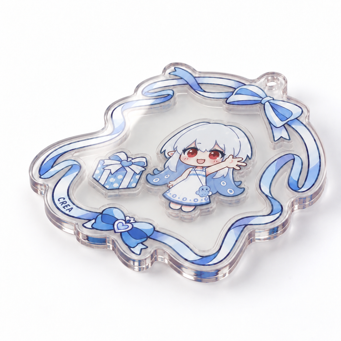 Custom Ultra-thin Shaker Keychains