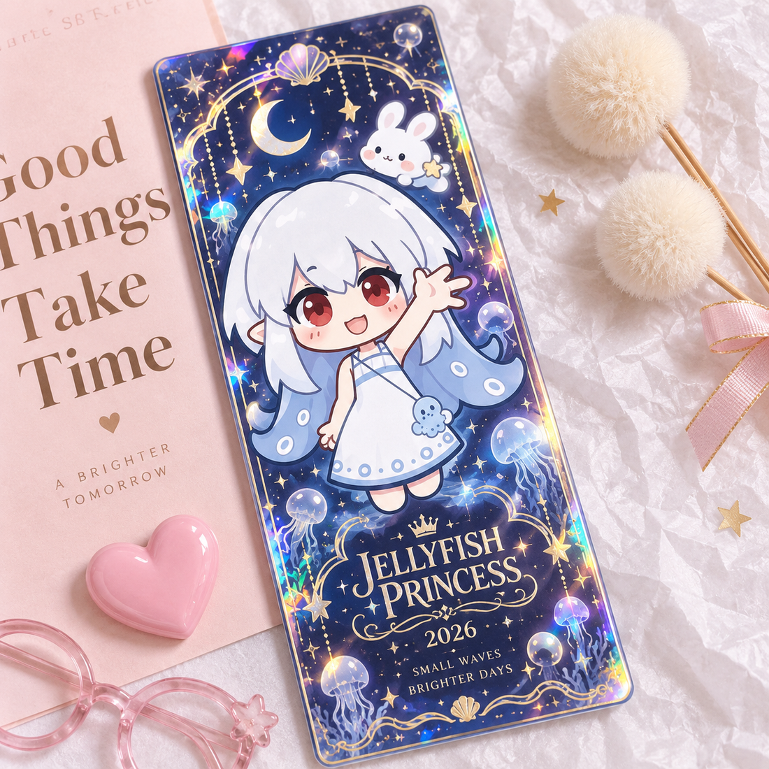 Holographic Silver Tarot Card