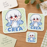 Custom Foil-Stamped Full Die-Cut Coated Paper Sticker