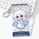 Acrylic Ticket Keychain